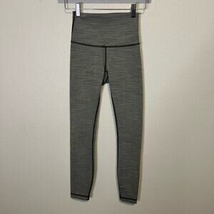Lululemon Wunder Under High-Rise Tight 25" Full On Luon Space Sage Dark Olive 2